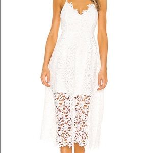 Astr the Label Crochet Midi Dress Fashion Blogger